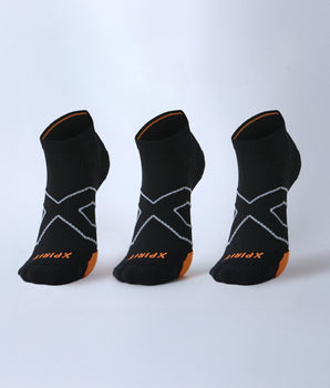 Pack x3 Medias Negras Fly - Low Cut 2.0