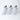 Pack x3 Medias Blancas Fly NANOTEK 2.0 Low Cut